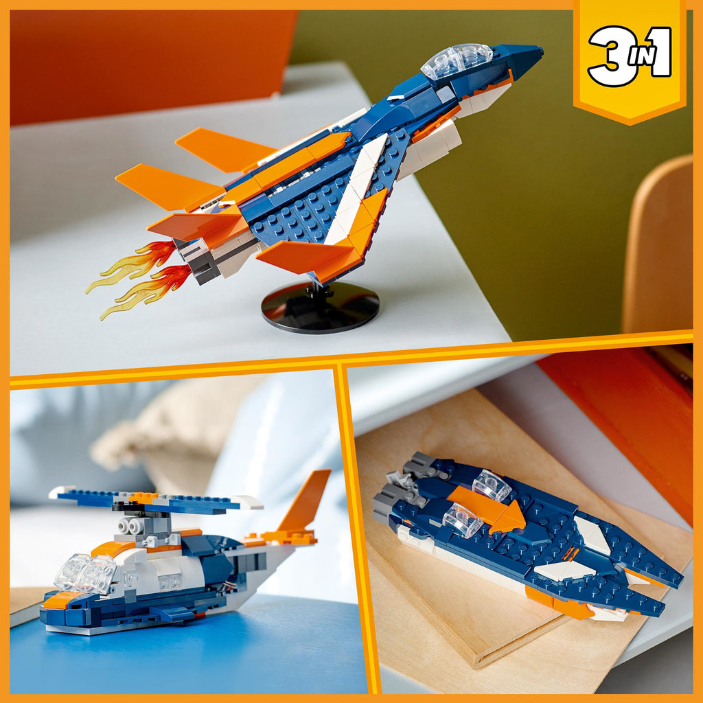 31126 LEGO Creator 3+1 - Jet supersonique