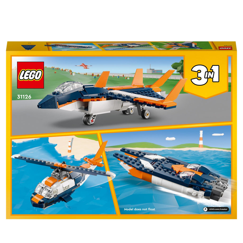 31126 LEGO Creator 3+1 - Jet supersonique