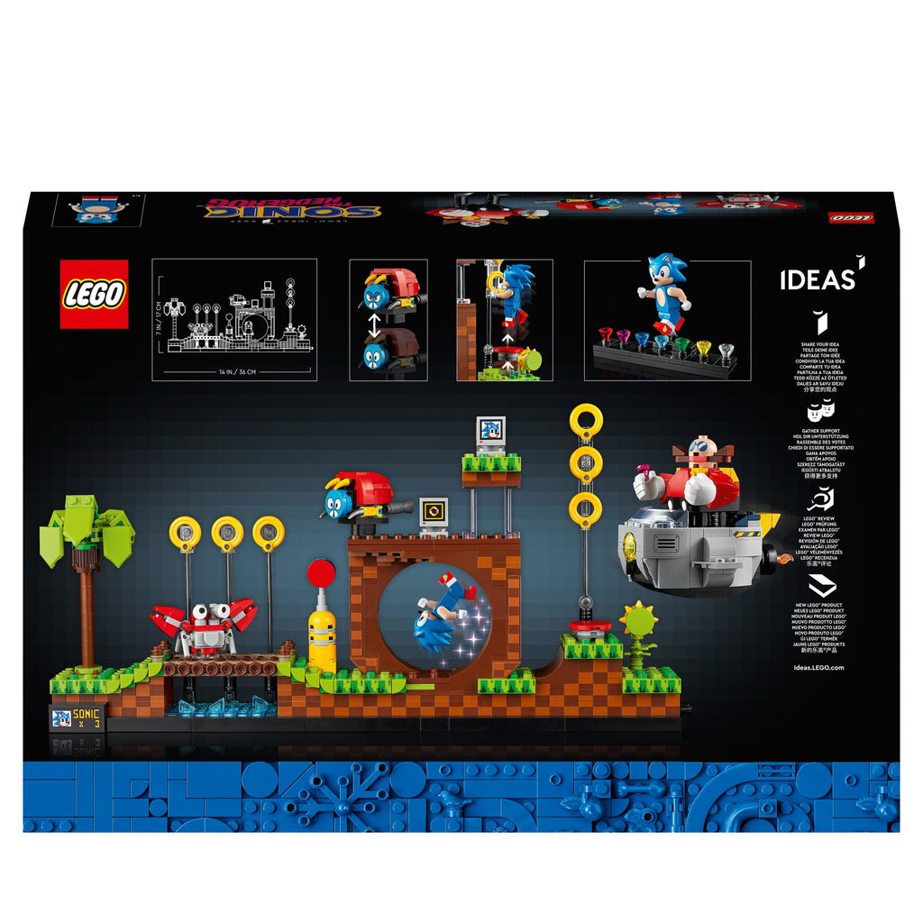 21331 LEGO® Ideas - Sonic l'hérisson - La colline de la Zona Verde