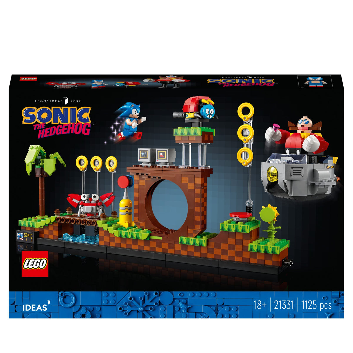 21331 LEGO® Ideas - Sonic l'hérisson - La colline de la Zona Verde