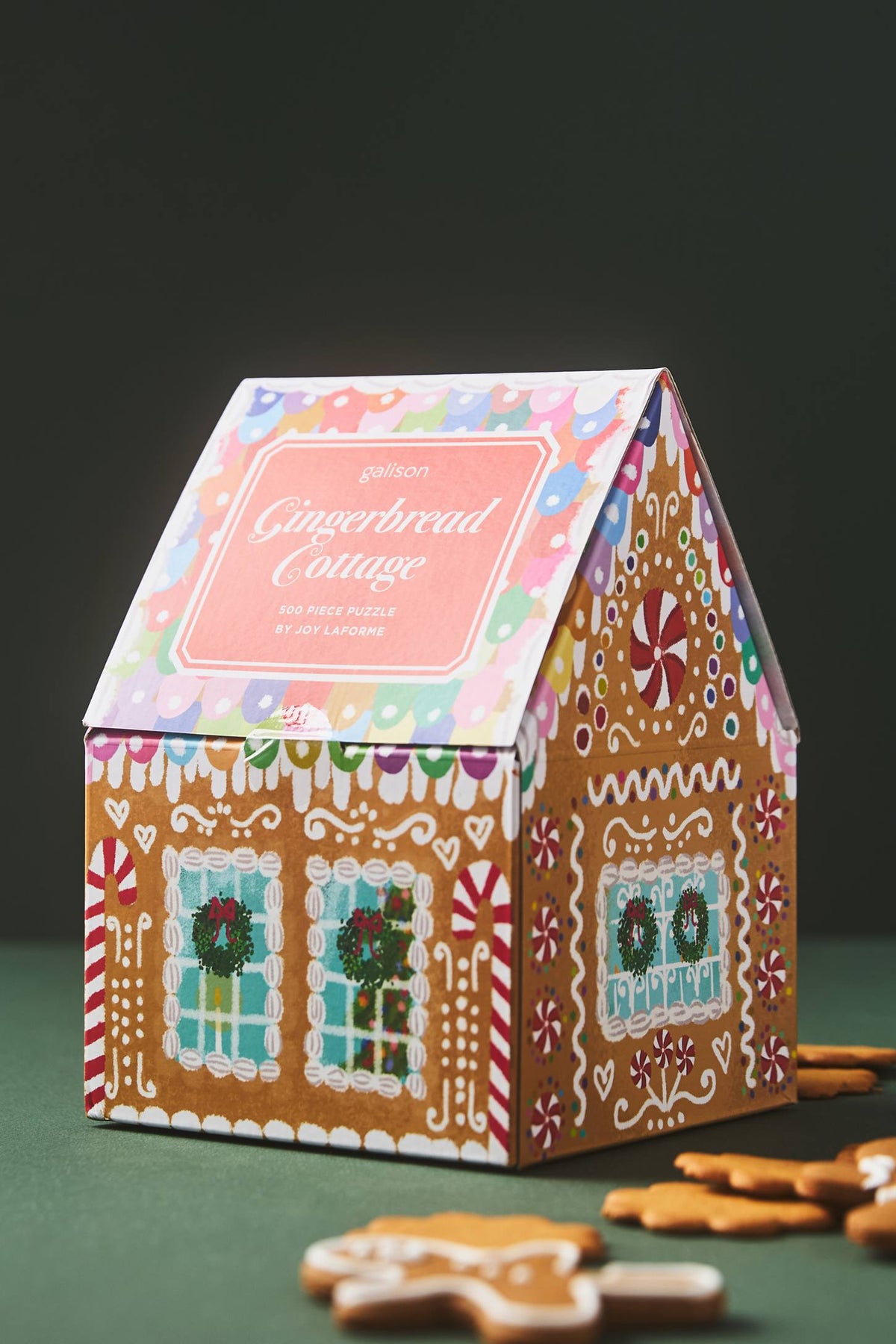 Galison Joy Laforme Gingerbread Cottage Puzzle 500pcs