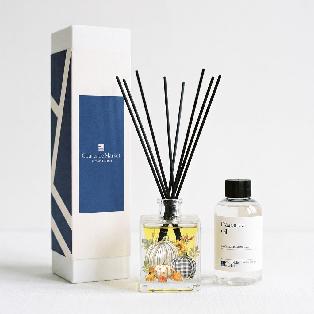 Harvest Batch - Spiced Pumpkin 5oz Oil Reed Diffuser Set