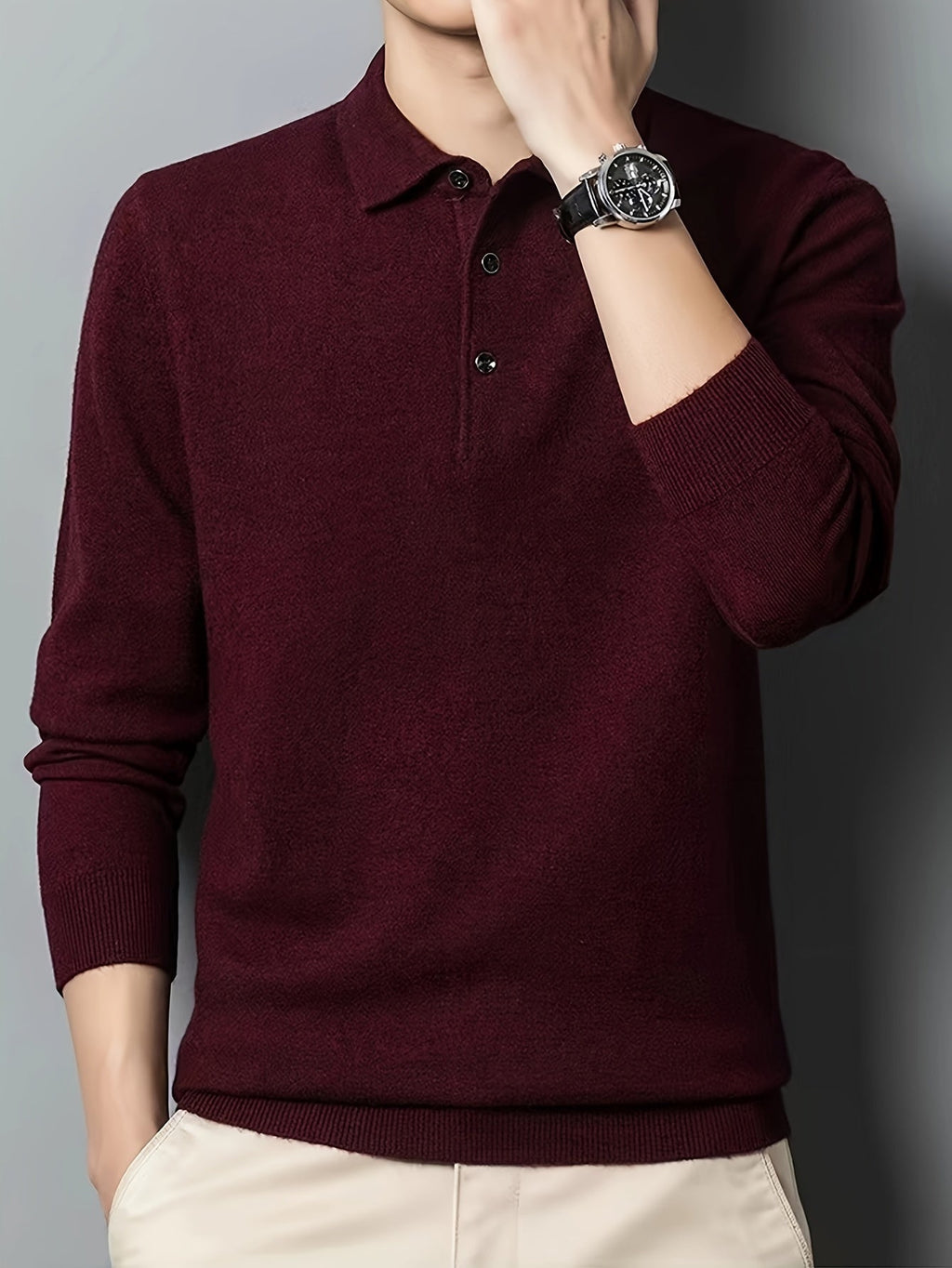 Frederick | Eleganter Polopullover mit Kragen