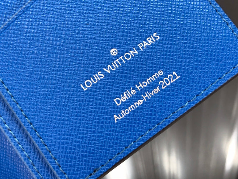 Louis Vuitton Brazza Wallet – Monogram Eclipse Galaxy Blue "louis vuitton!"
