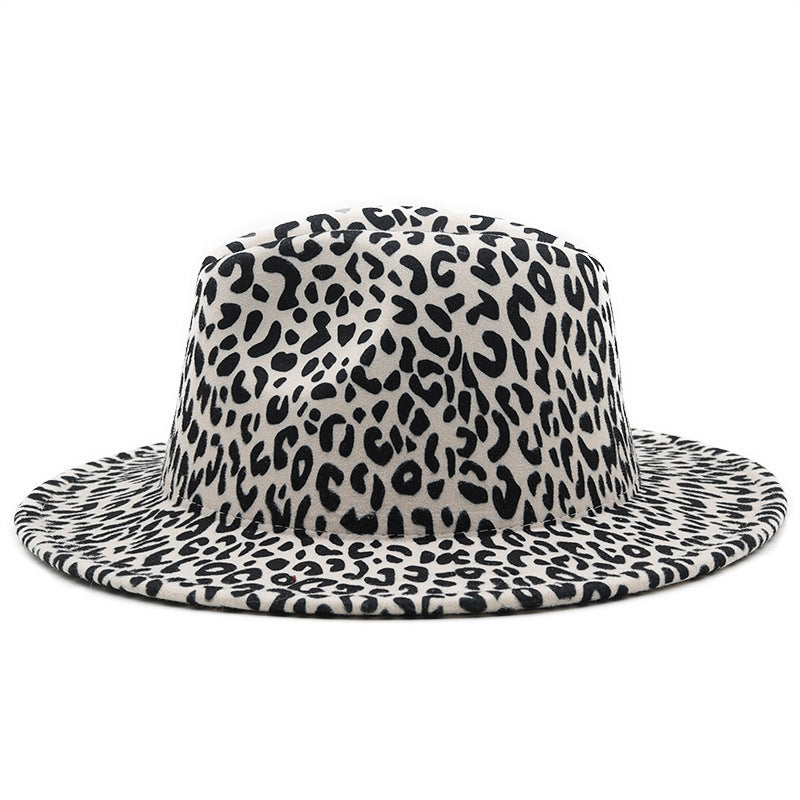Hendrix Leopard Print Wool Fedora Hat – Medium