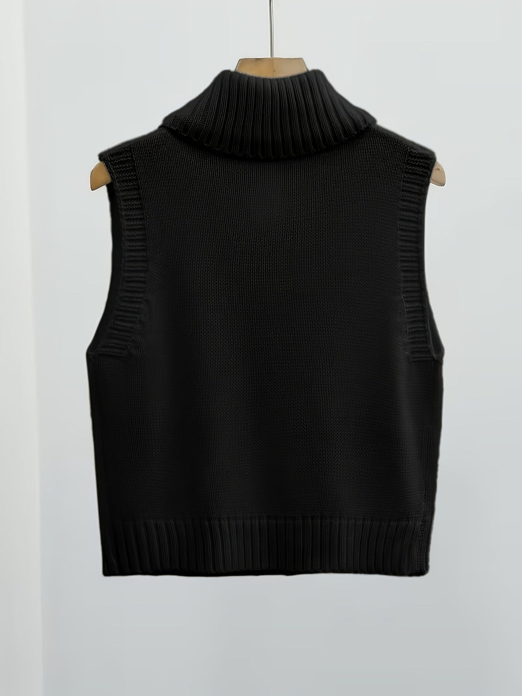 Marguerite | Structured High-Collar Zip Waistcoat