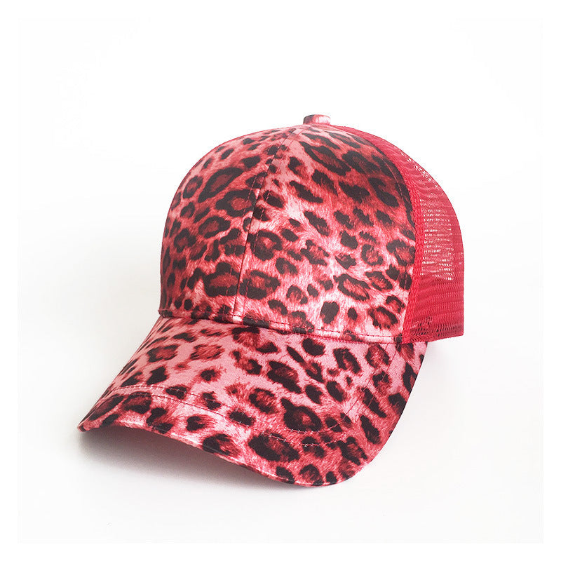 Colbert Baseballkappe mit Leopardenmuster und gebogenem Schirm
