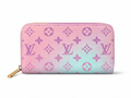 Louis Vuitton Zippy Wallet – Monogram Sunrise Pastel Pink Mint Gradient