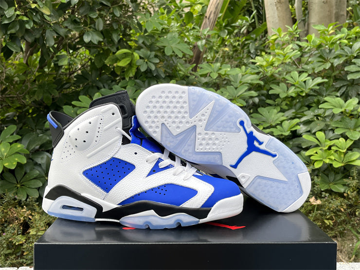 Air Jordan 6 Retro Sport Blue – White / Sport Blue / Black