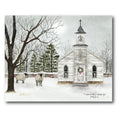 Chapel in the Snow Gallery-Wrapped Canvas Wall Art