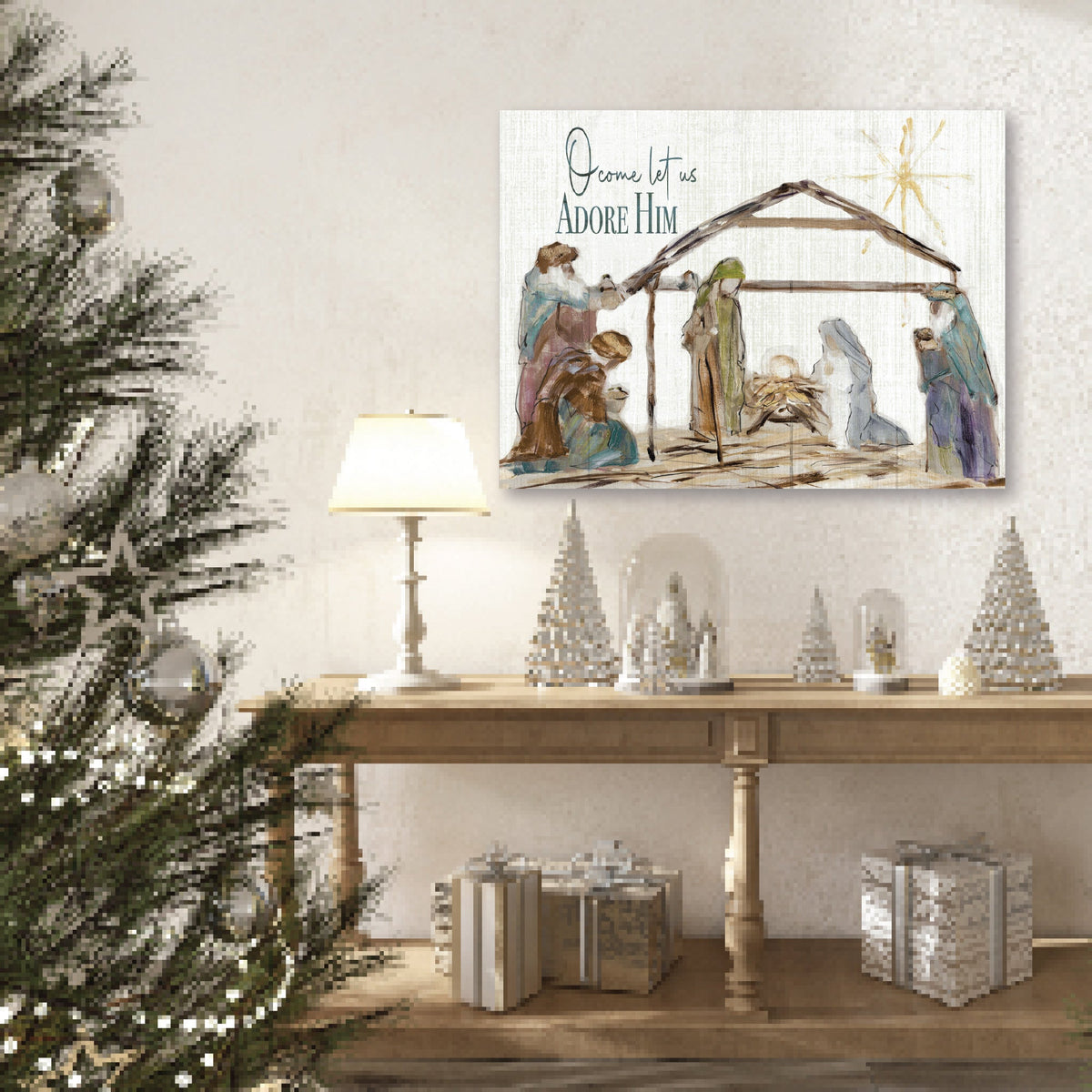 Oh Come, Holy Faithful Gallery-Wrapped Canvas Wall Art