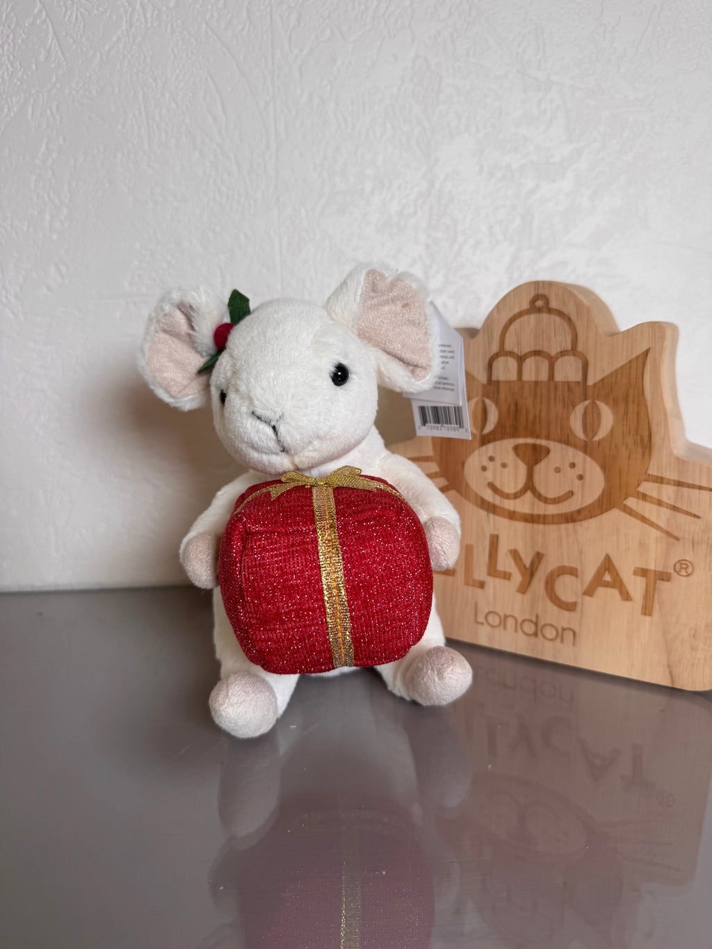 Jellycat Merry Mouse With Present