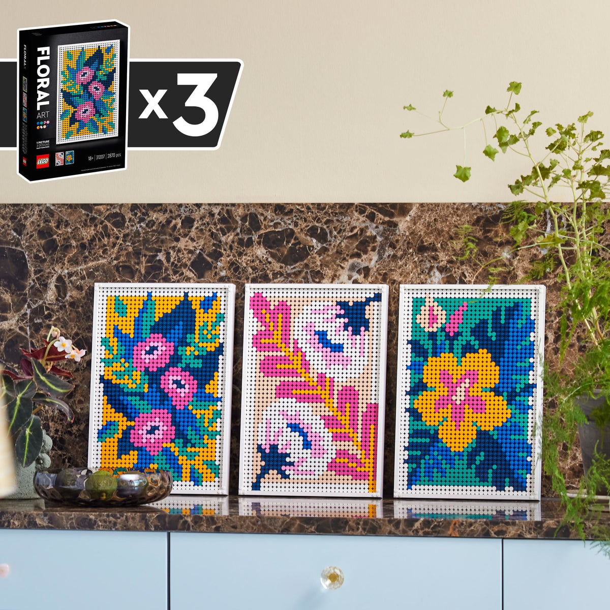 31207 LEGO® Art - Fleurs FLORALES