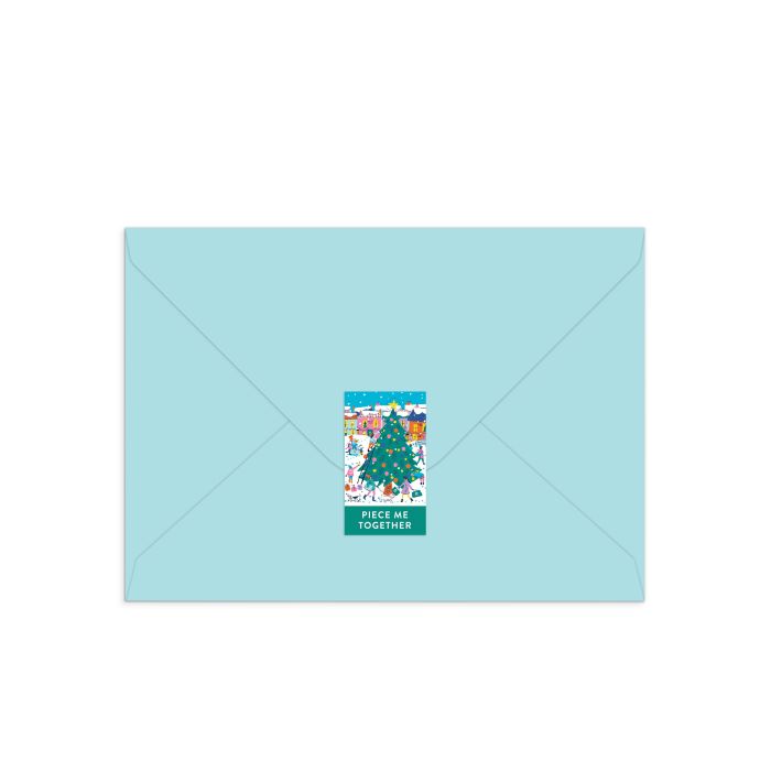 Galison Merry & Bright Greeting Card Puzzle