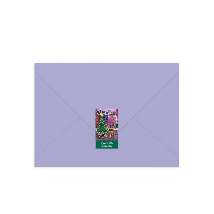 Galison Joy Laforme Christmas Square Greeting Card Puzzle