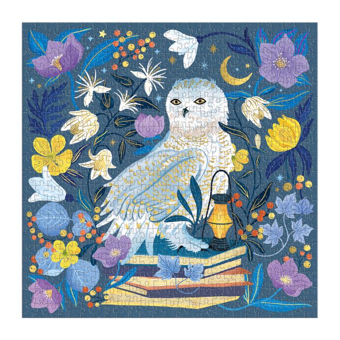 Galison Celestial Owl Foil Puzzle 500pcs