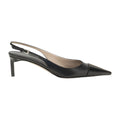 Pumps Leather Slingback Black