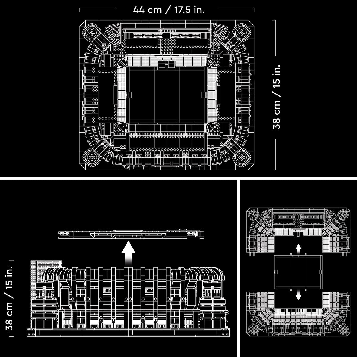 10299 - LEGO - Creator Expert - Stade Santiago Bernabéu du Real Madrid