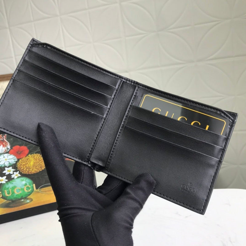 Gucci GG Supreme Kingsnake Print Bifold Wallet