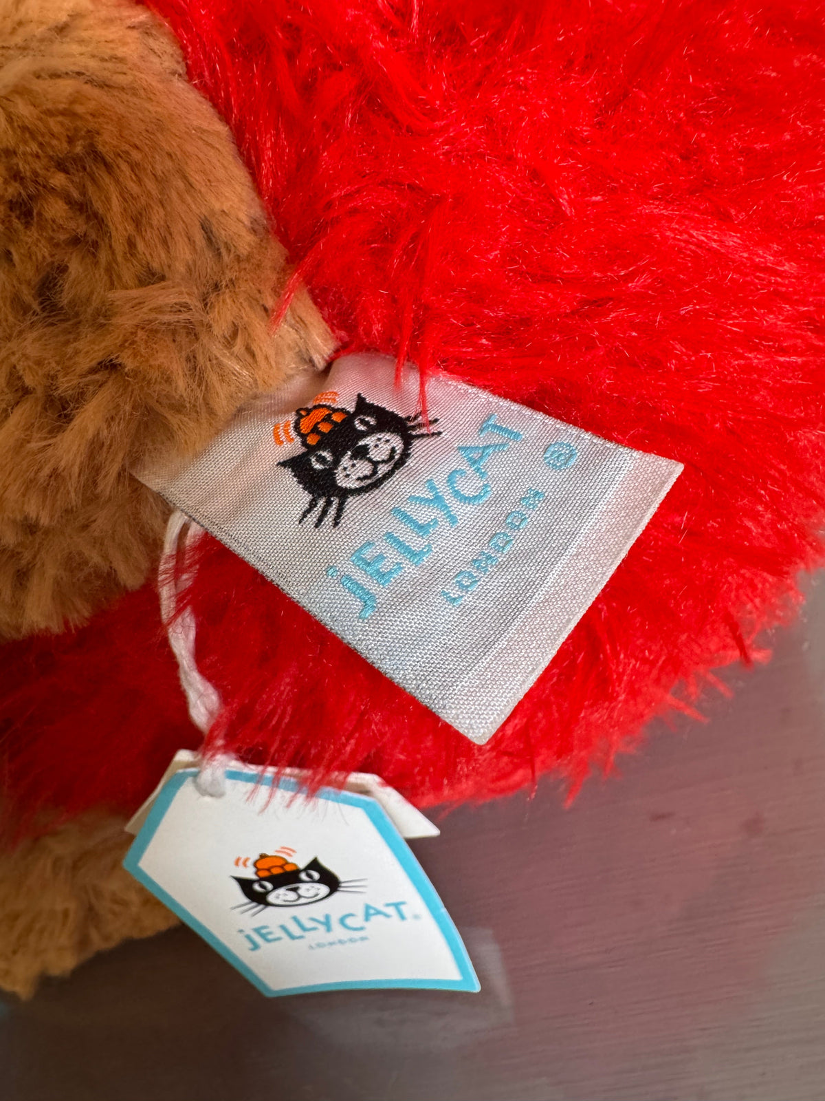 Jellycat Bartholomew Bear “Heartthrob”