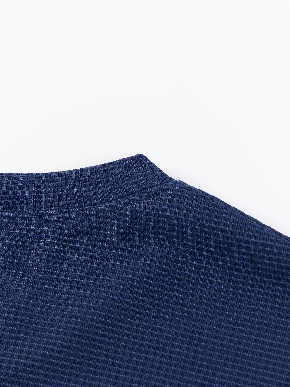 Frederick | Langarmshirt in strukturierter Waffelstrick-Optik