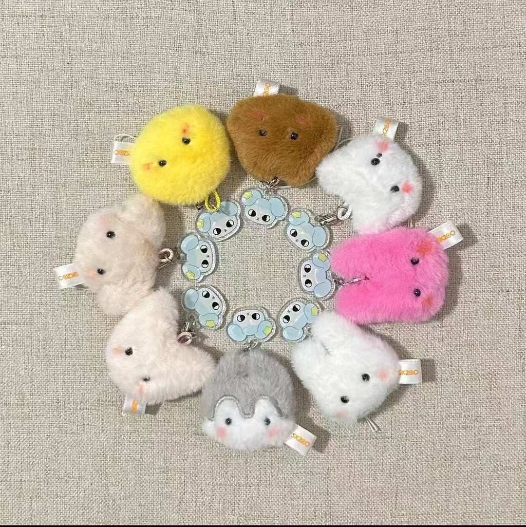 SKZOO Run IT Pom Pom Seoul Plush Charm - Stray Kids merch