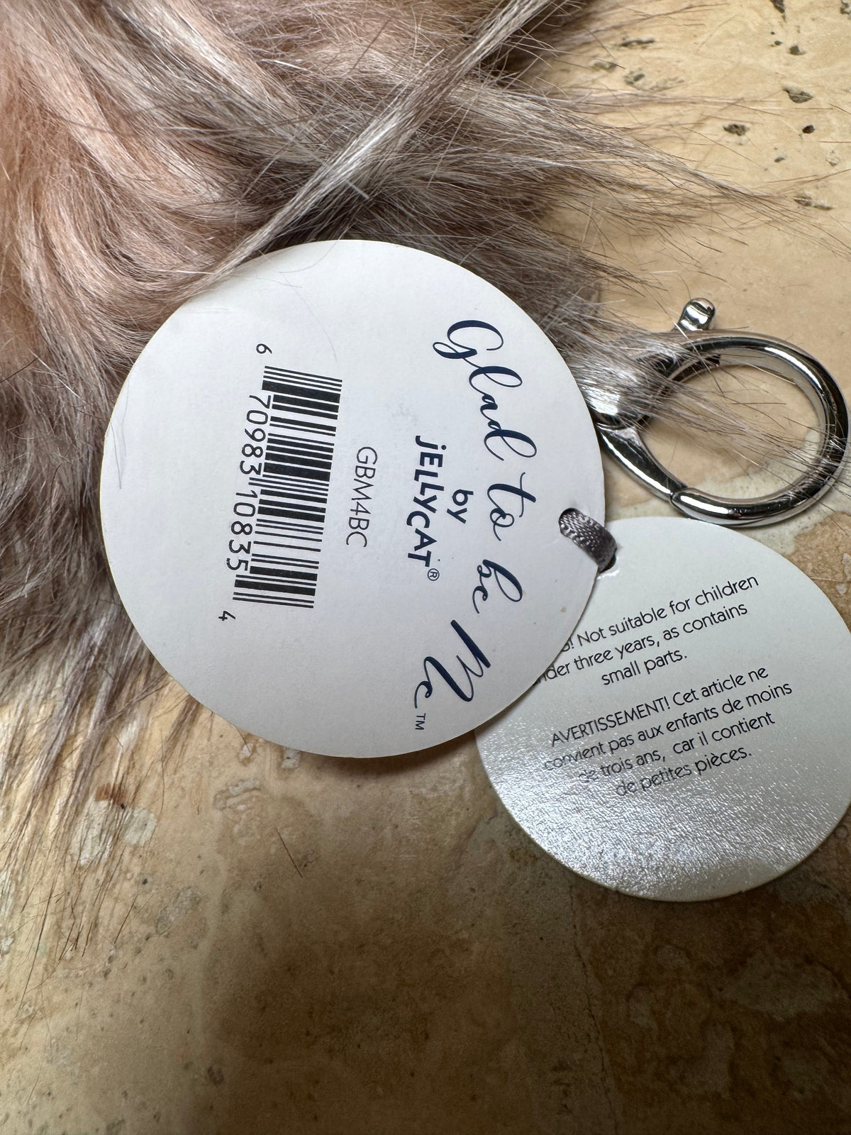 Jellycat ‘Glad to be me’ keychain