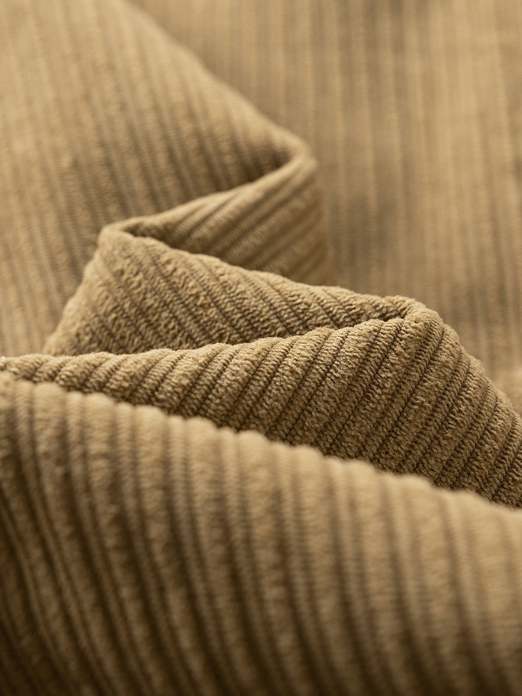 Teddy Lined Corduroy Zipper Jacket