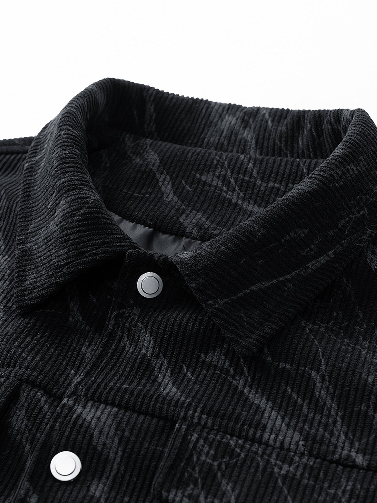Marble Print Corduroy Jacket