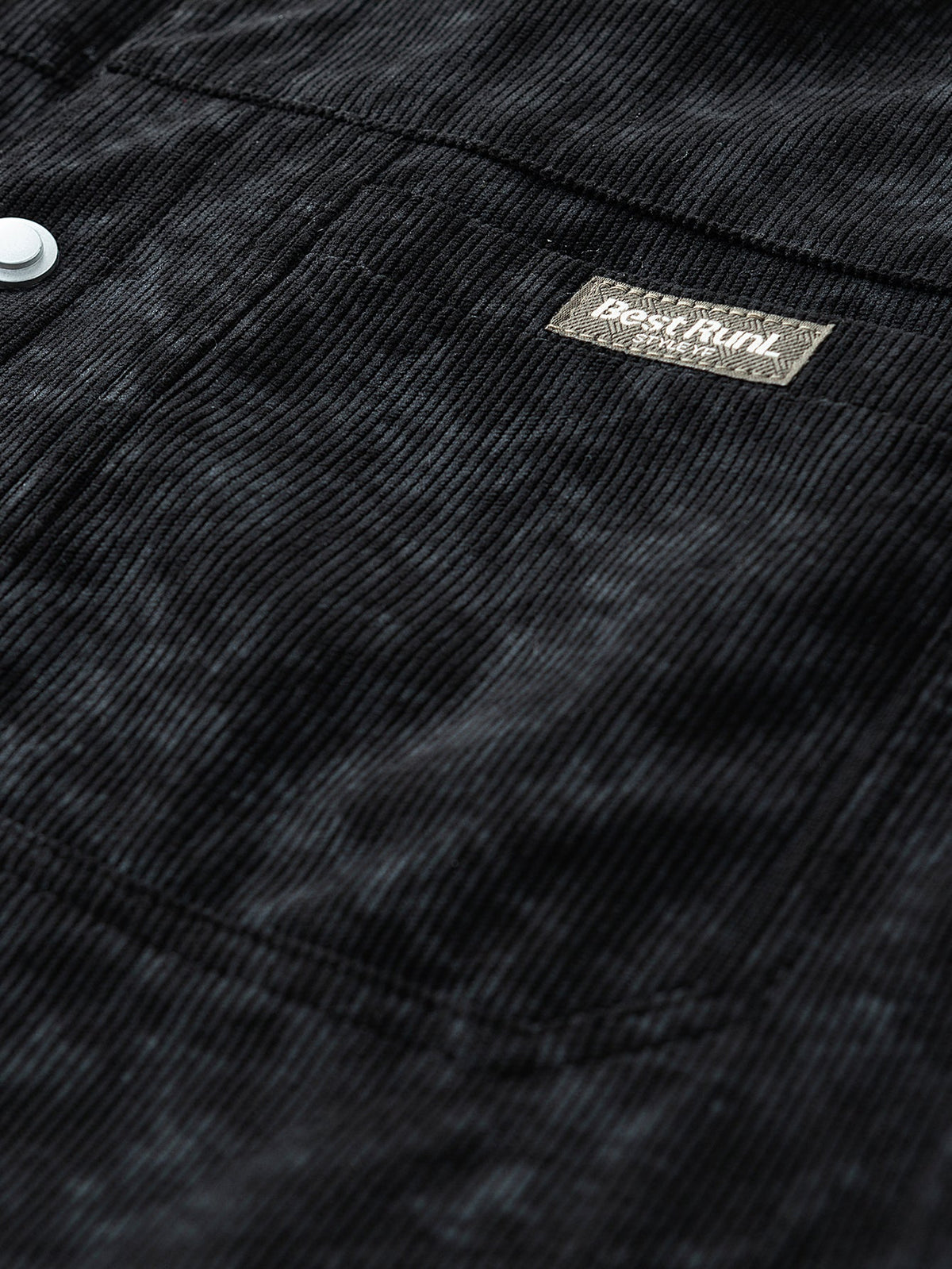 Teddy Lined Tie Dye Corduroy Pocket Button Up Jacket