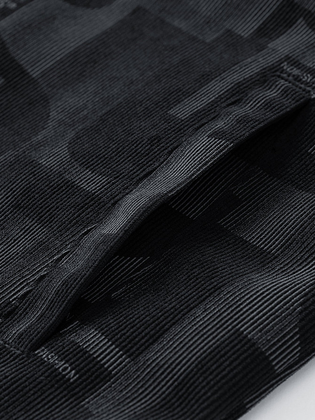 Letter Print Corduroy Jacket