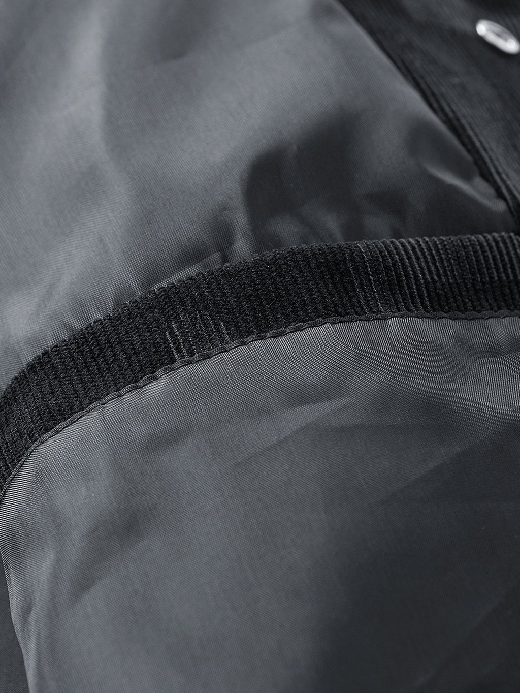 Letter Print Corduroy Jacket