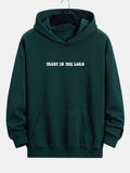 Trust In The Lord Print Relax Fit Hoodie