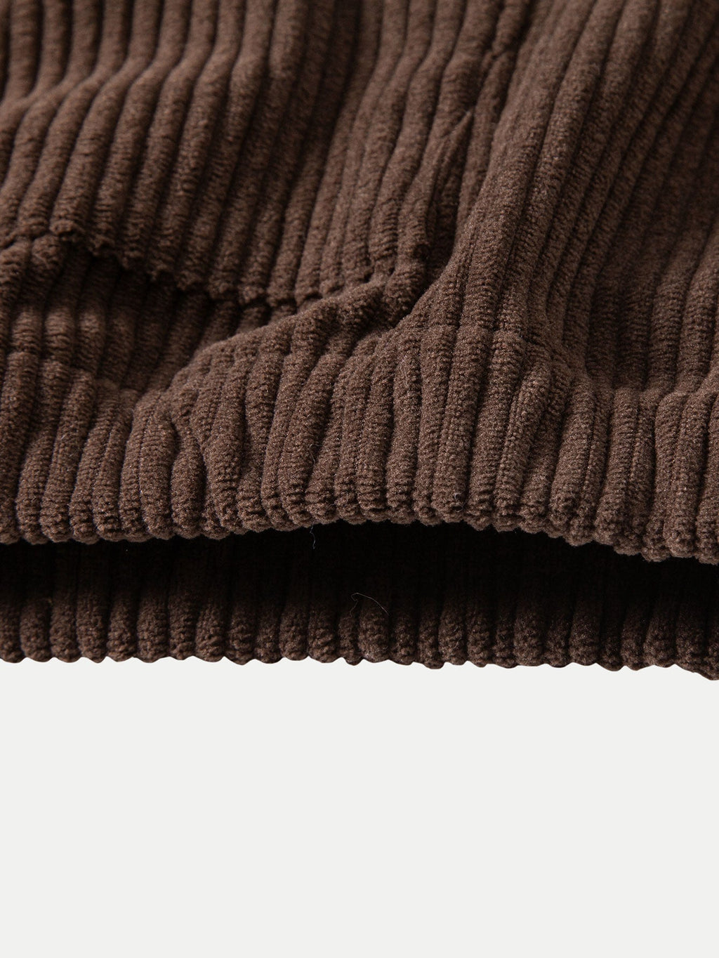 Corduroy Hoodie With Kangaroo Pocket