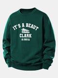 It's a Beaut Clark Christmas Tree Car Print Relax Fit Sweatshirt