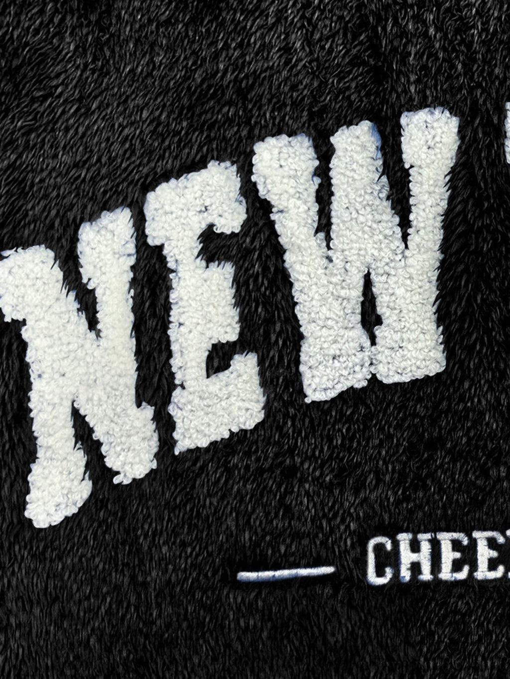 New York Embroidery Teddy Hoodie