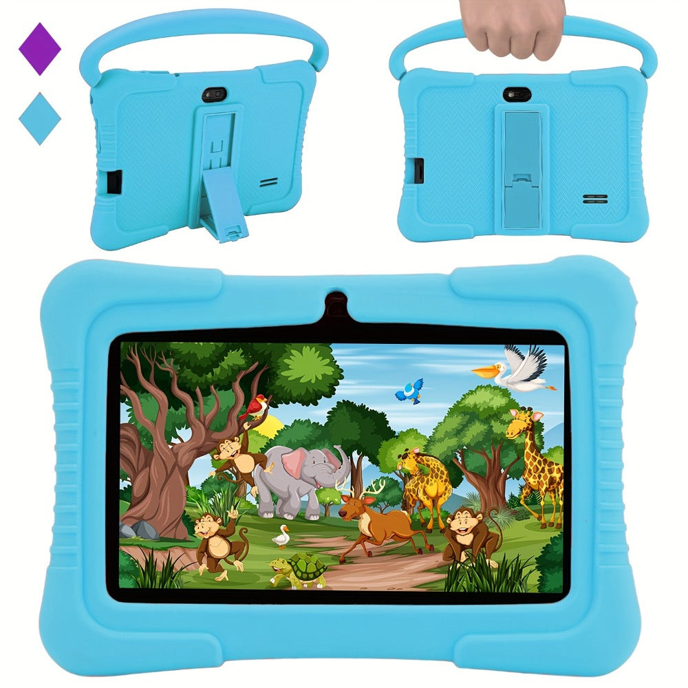 Kids Tablet Veidoo 7 Inch with 1GB or 2GB RAM, 16GB or 32GB Built-In Storage and Handled Silicone Case