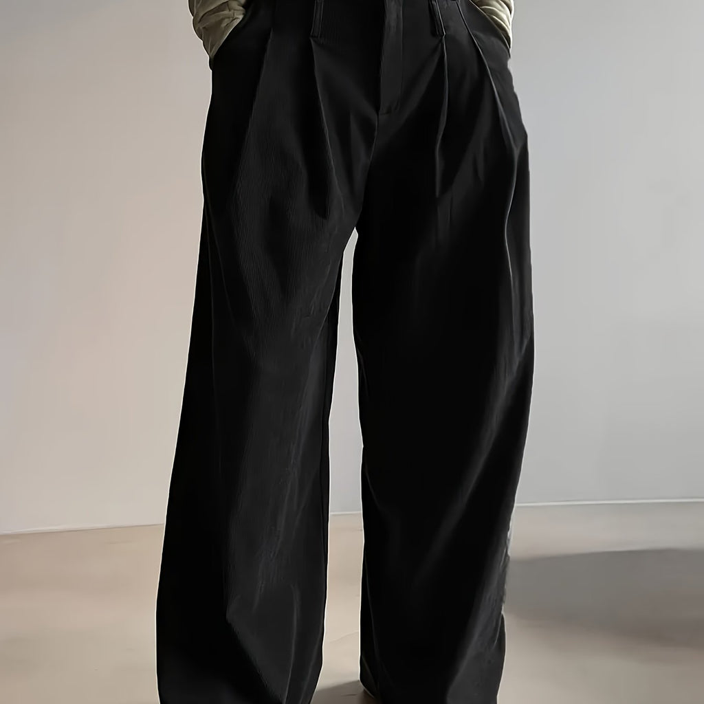 Patricia | Wide-Leg Pleated Trousers