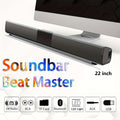 Deep Bass Soundbar with Subwoofer for Smart TV, 22" Wireless Bluetooth 5.0 Surround Sound System