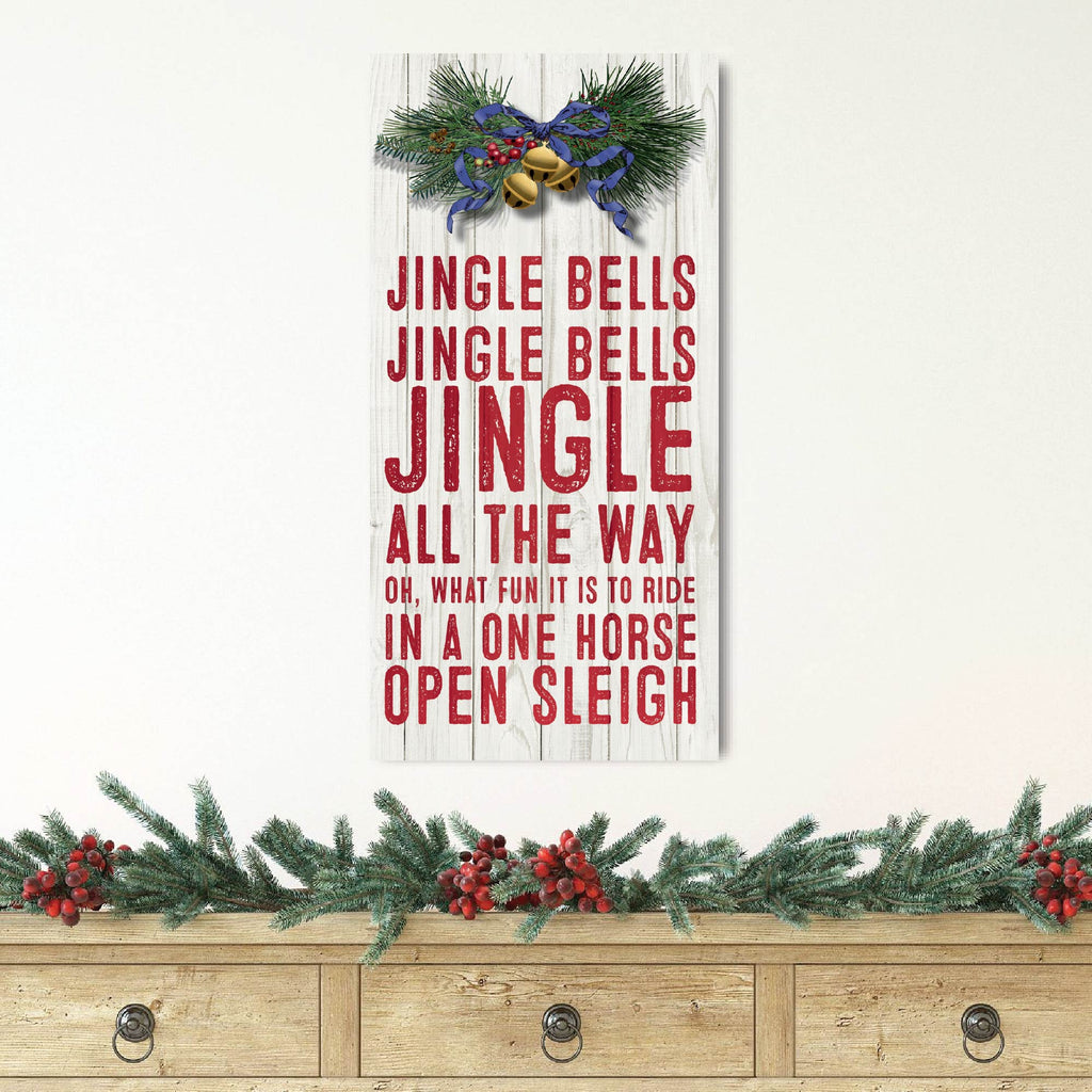 Jingle All the Way Gallery-Wrapped Canvas Wall Art