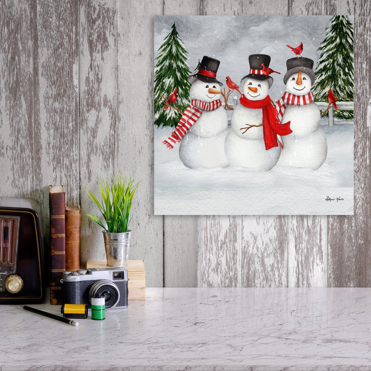 Winter Pals Gallery-Wrapped Canvas Wall Art