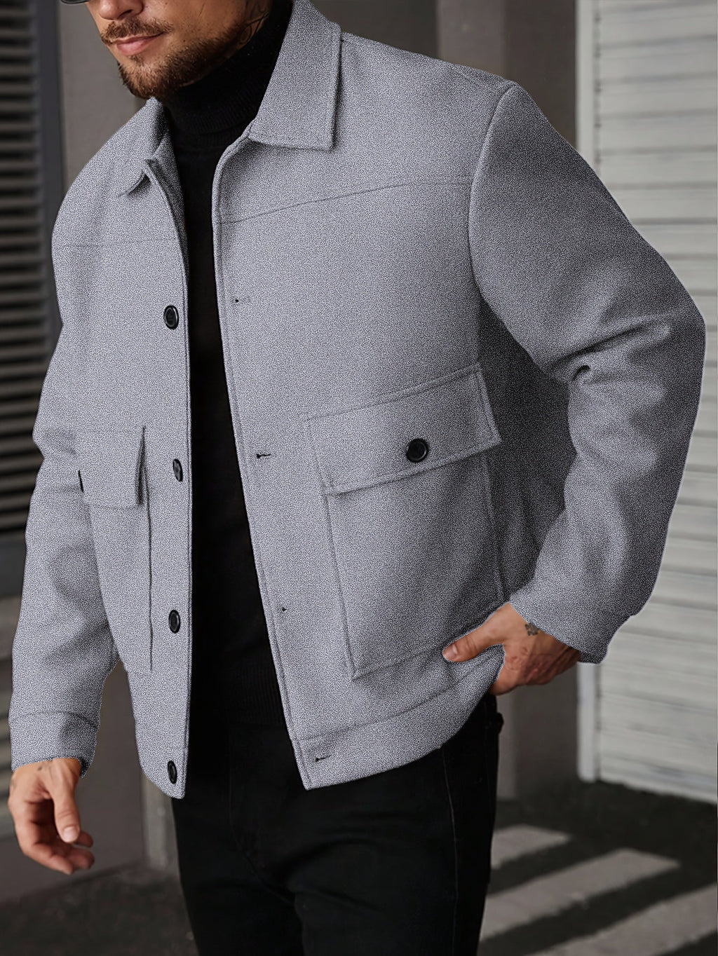 Ellery | Strukturiertes Overshirt-Jacke
