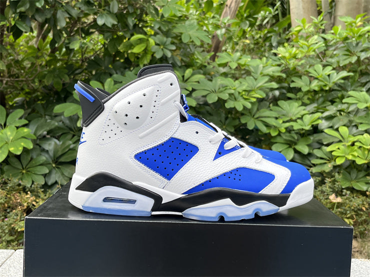Air Jordan 6 Retro Sport Blue – White / Sport Blue / Black