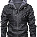 Everett | Kapuzen-Bikerjacke