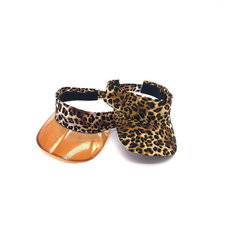 Cartwright Leopard Print Cotton Top Hat – No Crown, Adjustable, Korean Style