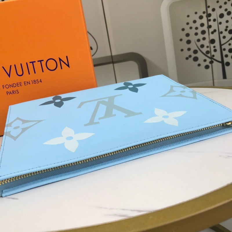 Louis Vuitton Toiletry Pouch 26 – Monogram Giant By The Pool Sky Blue