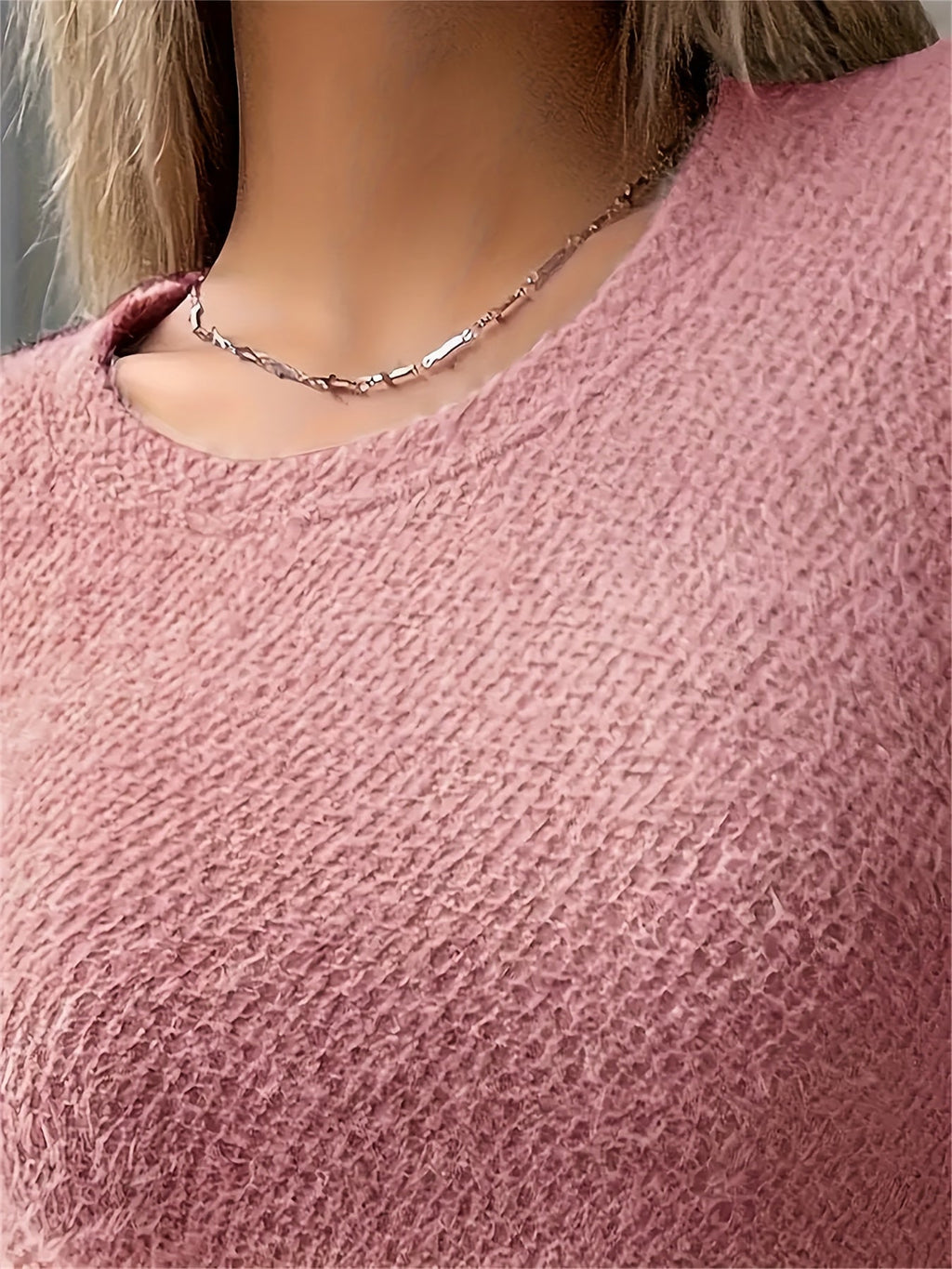 Elspeth | Langarmshirt mit weicher Textur
