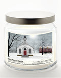 Love One Another 12.8 Oz Candle Glass Jar with Brushed Silver Metal Lid