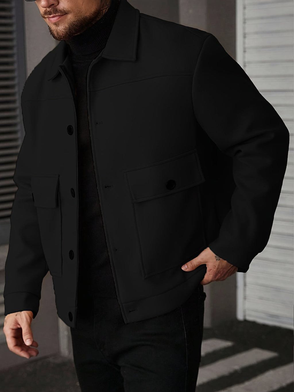 Ellery | Strukturiertes Overshirt-Jacke