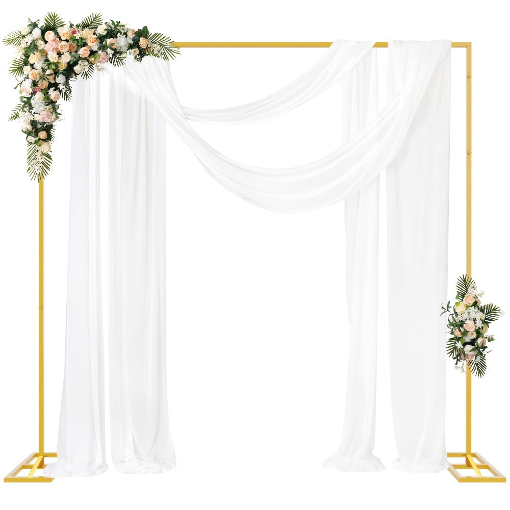 Balloon Arch Stand 8FT Round & Square Background Frame Reusable Event Decoration for Wedding for an Everyday Personal Care Routine